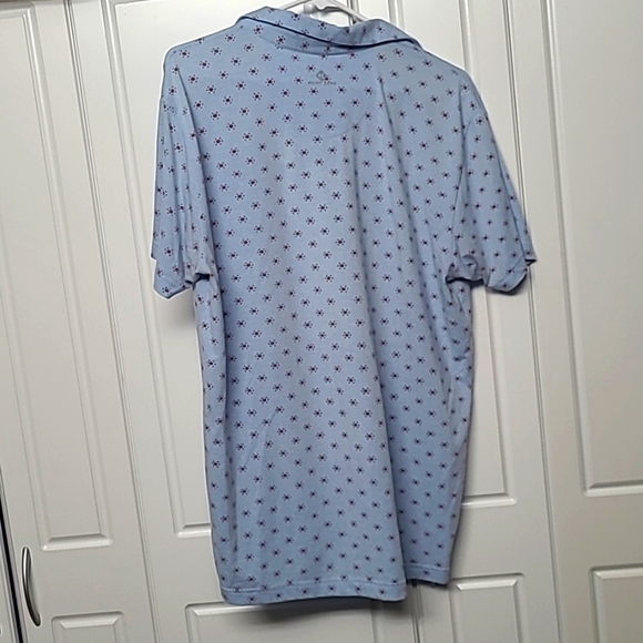 Unique, vibrant, blue polo - Picture 2 of 3